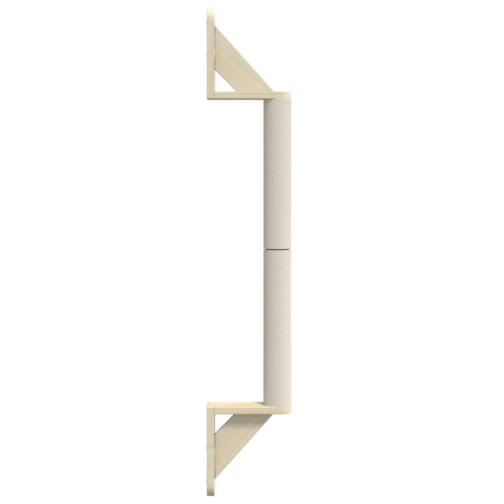 Griffoir mural pour chat en sisal avec panier – 109 cm – vue 5
