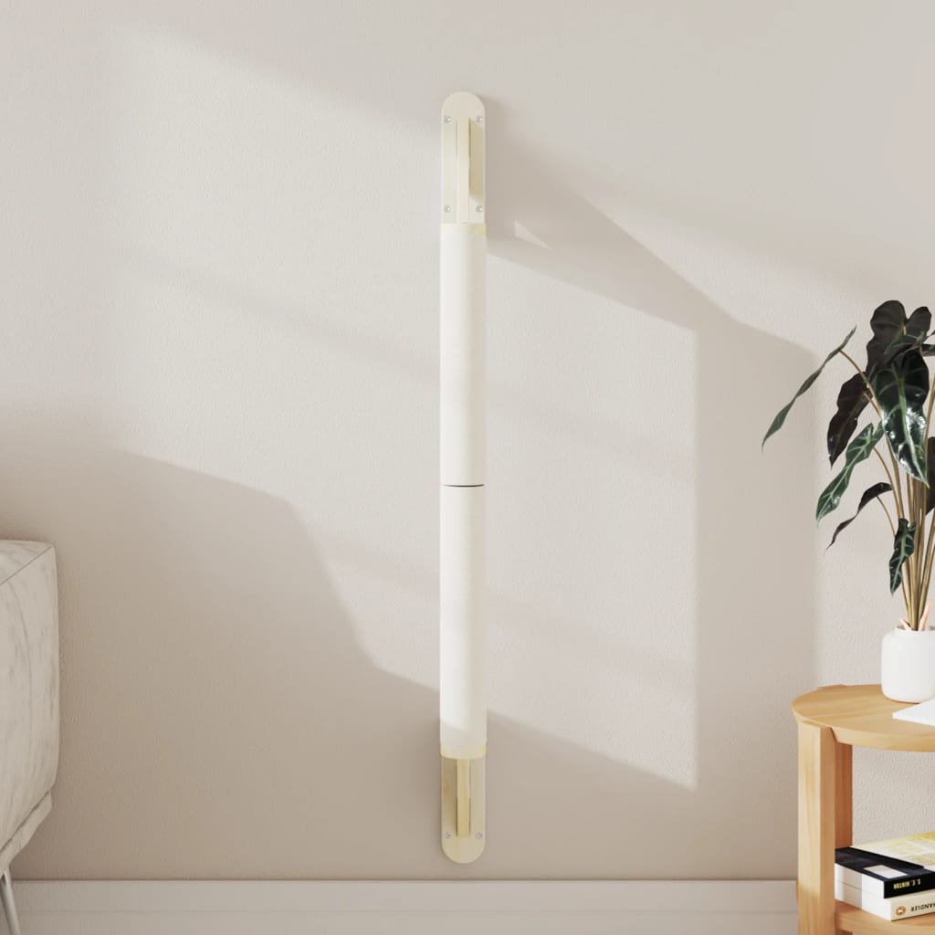 Griffoir mural pour chat en sisal avec panier – 109 cm